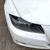 BMW 3 Series E90 E91 (2006-2012) Gloss Black 2 x Headlight Eyelid Covers