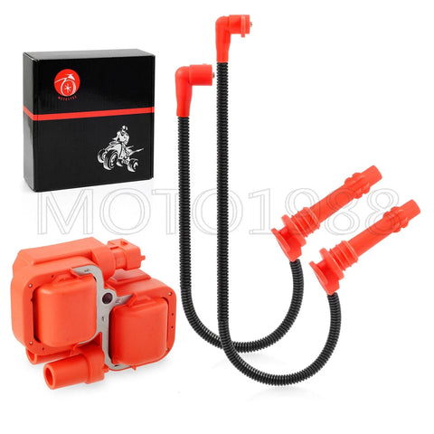 Polaris Ranger 900 Ignition Coil & Spark Plug Wire Cap (2014–2019)