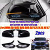BMW G01–G07 X3 X4 X5 X6 X7 Gloss Black Side Mirror Cover (2017–2024)