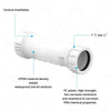 Bath Basin Caravan RV Waterless Self Sealing Waste Valve