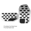 Ford F150 (2022) Silver Tone 2 x Car Brake Gas Accelerator Pedal Covers