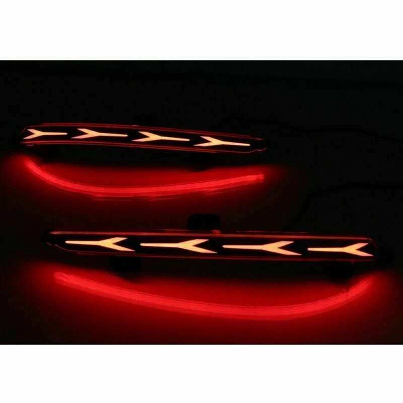 Honda Accord 2 x Rear Bumper Brake Tail Lights Red/Amber (2018-2021)
