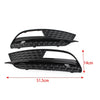 Audi A5 ABS Front Bumper Fog Light Grille Covers (2012-2016)