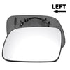 Peugeot 307 Left Side White Mirror Glass w/ Back (2001-2009)