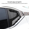 Nissan Sentra Carbon Style Rear Window Louver Vent Shutter Trim (2024–2025)
