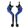 BMW S1000RR S1000R Blue CNC Extendable Brake Clutch Levers (2015-2019)