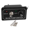RV 3 Way Bilge Pump Auto Off Manual Rocker Toggle Switch Panel