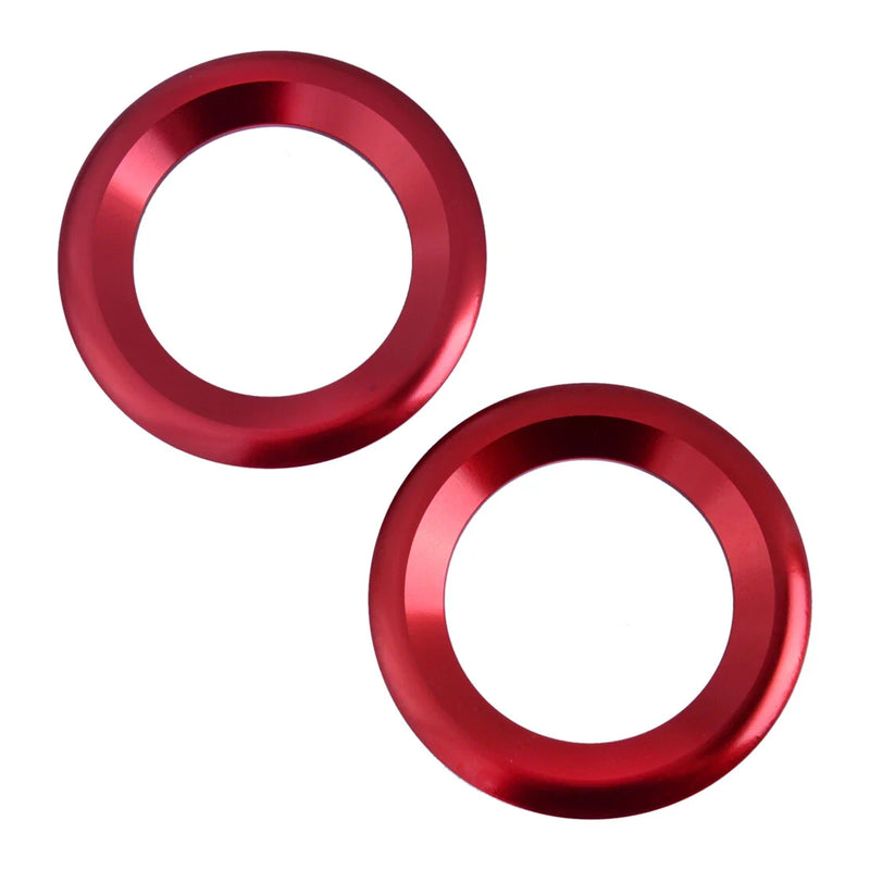 Honda Civic Red Front Door Stereo Speaker Trim Covers (2016-2019)