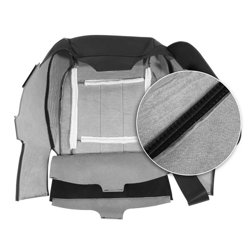 Dodge Ram Black Faux Leather Seat Bottom Cover