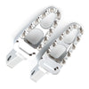 BMW R18 (2020-2023) - Silver 2 x Pedals Footrest Foot Pegs
