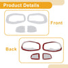 Jeep Renegade (2015-2023) 4 x White ABS Interior Door Handle Bowl Cover Trim