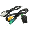 BMW 3 5 series E87 E90 E91 X5 X6 Aux in Switch USB Wire Cable Adapter fit