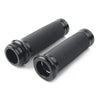 Harley Davidson Touring Sportster Dyna 1" Black CNC Hand Grips (2000-2023)