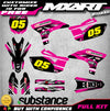 Yamaha YZ 250F (2010-2013) - Digger Pink Style Graphics Kit