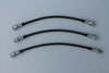 Datsun 120Y Braided Brake Hose Set (3)