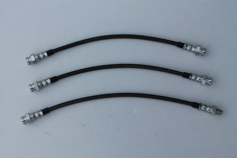 Datsun 120Y Braided Brake Hose Set (3)