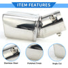 Toyota Raize 2 x 2.4" Square Curved Slant Cut Dual Exhaust Tips (2020-2023)