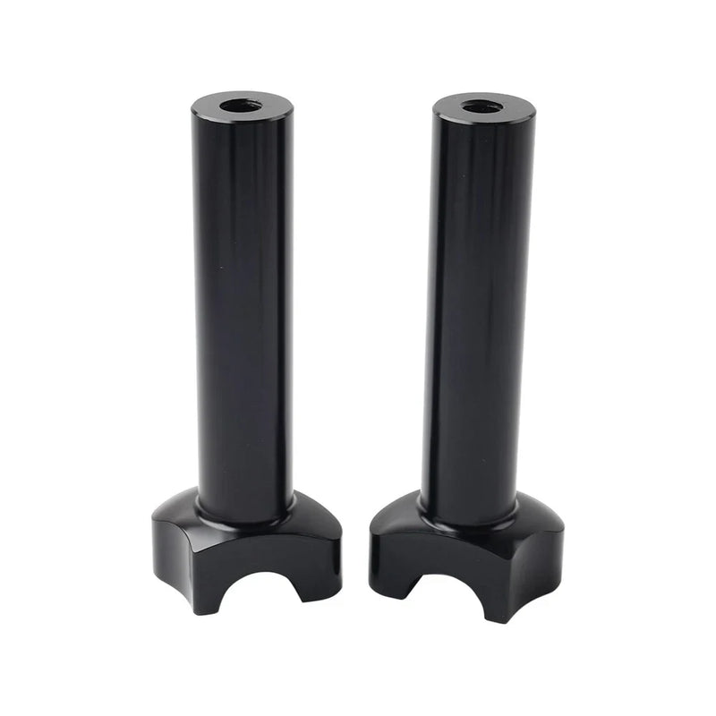 Harley Heritage Softail Dyna FXD 6" Black Straight Handlebar Risers