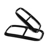 Audi Q7 Black Rear Exhaust Muffler Tail Pipe Covers (2016-2019)