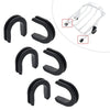 Harley 6 x Luggage Rack Backrest Side Plate Mounting Brackets