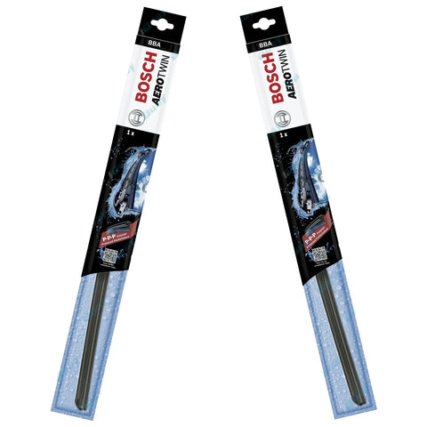 Nissan Prairie M10 4cyl 1982~1986 Front Pair Bosch Aerotwin Wiper Blades Set