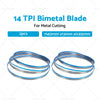 Metal Cutting 1140mm x 13mm x 14 TPI Bi-Metal Band Saw Blade