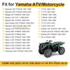 Yamaha Warrior 350 YFM350X YFM350FX Handlebar Grips (1987–2005)