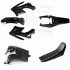 Dirt Bike BLACK APOLLO ORION 125cc Fender Fairing Kit, Seat & Fuel Tank