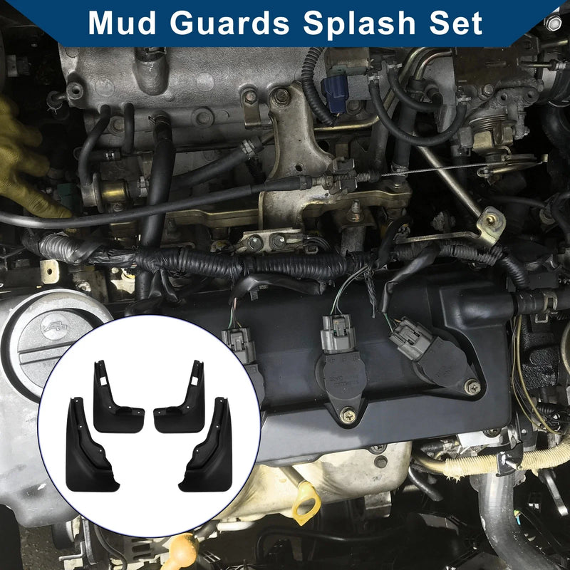Mercedes-Benz C Class Mud Flaps Splash Guards Set (2011-2014)