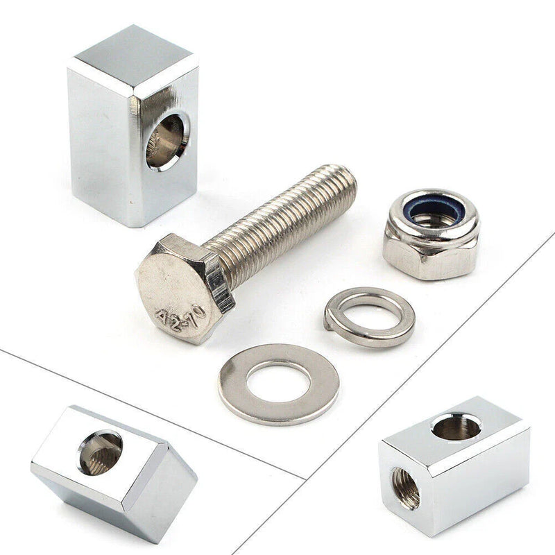 Harley Custom Headlight Chrome Headlight Mounting Block