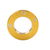 Vespa LX LXV S ET4 GTS GTV Ignition Switch Lock Trim Ring Cover Gold (2005-2023)