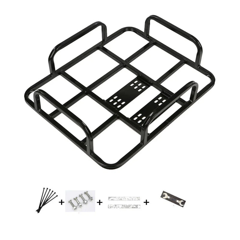 Food Delivery Box 80kg Loading Steel Tube Rear Grille Rack