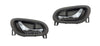 Nissan Navara NP300 D23 2 x Inner Door Handles Gray Chrome (2015-2023)