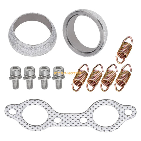 Polaris Frontier Exhaust Muffler Gasket Seal Spring Rebuild (2002–2005)