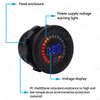 Car Boat Marine Gauge LED Battery Volt Meter Monitor 12V