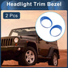 Jeep Wrangler Front Headlight Trim Bezels (2026)