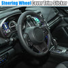 Subaru Forester Ascent Black Inner Steering Wheel Cover Trim Set (2019-2021)