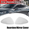 Chevrolet Cruze Rearview Mirror Cover Cap 2 x White (2017-2019)