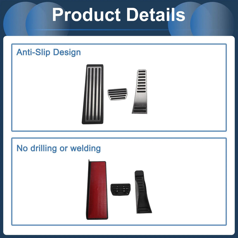 Volvo S90 3 x Automatic Foot Accelerator Pedal Covers (2017-2023)