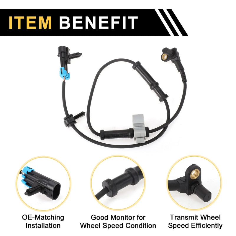 GMC Sierra 2500 HD ABS Wheel Speed Sensor (2007 - 2010)