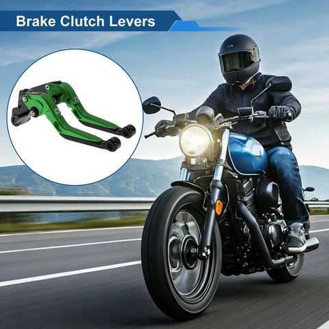 Kawasaki Z1000SX Adjustable Short Long Brake Clutch Levers Green Black
