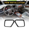 Ford F-150 Carbon Fiber Side Door Mirror Visor Trim (2021-2024)