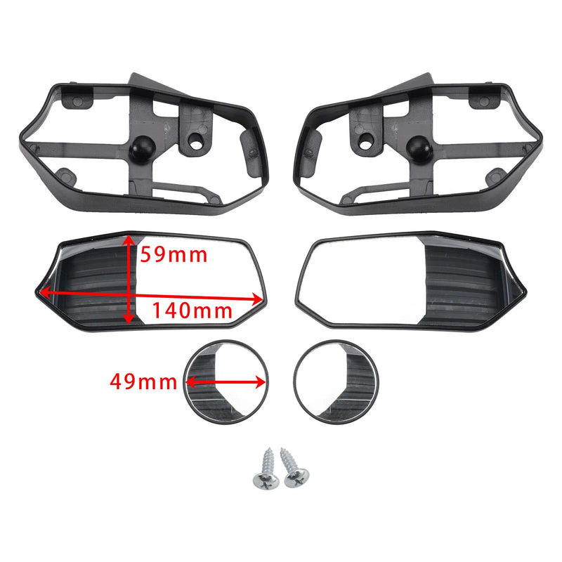 Yamaha X-Max Mirrors Pair Handlebar End Black (2023-2024)