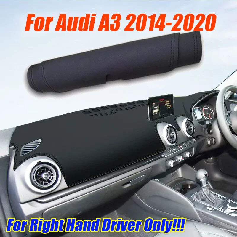 Audi A3 RHD Leather Dashboard Dash Cover Pad (2014–2020)