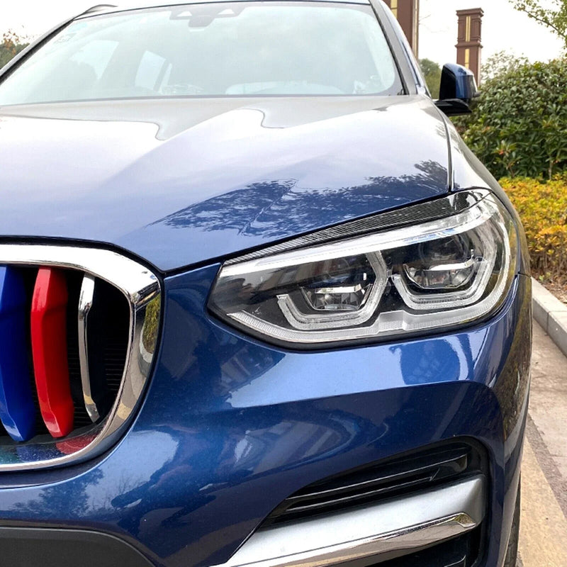 BMW X3 X4 G01 G02 2 x Headlight Eyelid Covers (2018-2022)