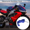Finger Shape Motorcycle Hanging Hook 68mm Length Blue Black