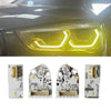 BMW X1 F48 LCI 4x Yellow Angel Eye DRL LED Running Board (2015–2023)