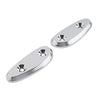 Suzuki Hayabusa GSX1300R Rearview Mirror Block Off Base Plate Chrome (08-20)