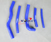 Suzuki RM125 Aluminum Radiator & Yellow Silicone Hose (1998-2000)