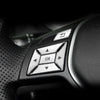 Mercedes E-Class W204 Chrome Steering Wheel Button Cover Trim (2012–2016)